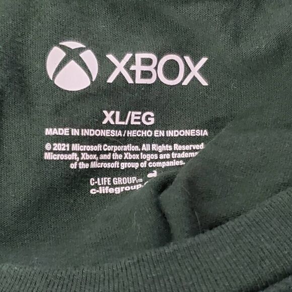 XBOX Youth XL Forrest Green LS T-shirt - Picture 3 of 5